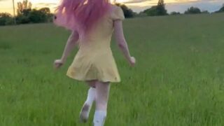 Belle Delphine Nude Running Outdoor Video Leaked